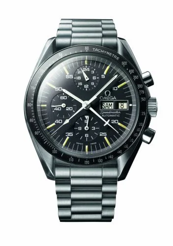 Omega Speedmaster Automatic Stainless Steel / Black / Bracelet / Holy Grail ST 376.0822
